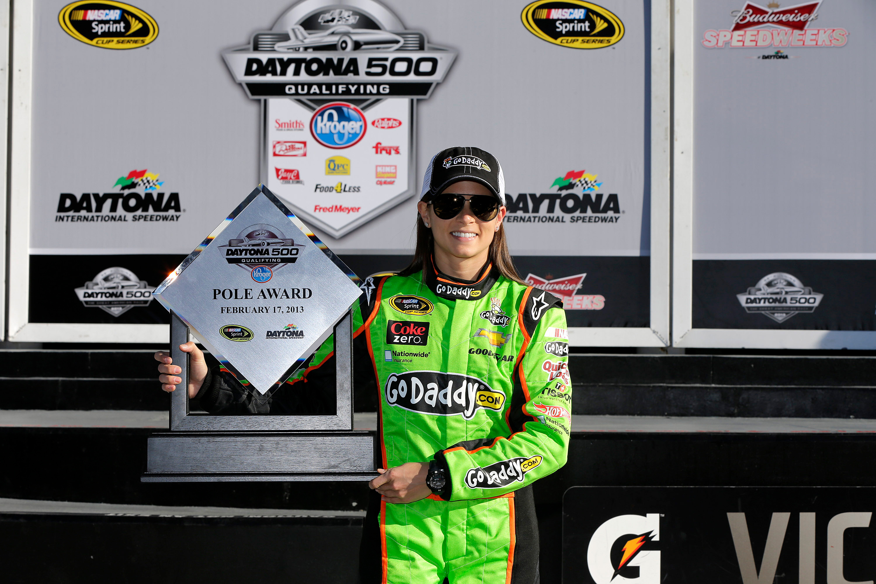 Godaddy trophy - Danica Patrick